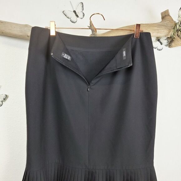 Alfani essentials black skirt micro pleat hem - Picture 5 of 7
